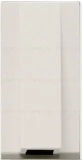 Вывод кабеля (узкий, 1 модуль) с зажимом ABB Niessen Zenit (Белый) 2CLA210700N1101 2CLA210700N1101