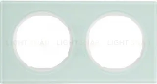 Рамка 2 местная Berker R3 стекло полярная белизна 10122209 10122209