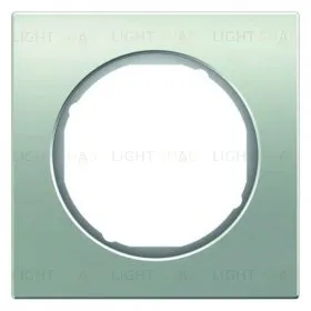 Рамка 1 местная Berker R.3 алюминий, полярная белизна 10112274 10112274