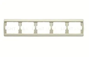 Рамка пятерная для горизонтального монтажа Berker Arsys, кремовый глянцевый 13930002 13930002