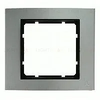 Рамка одинарная Berker B.3 алюминий-антрацит 10113004 10113004