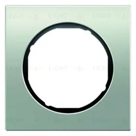 Рамка 1 местная Berker R.3 алюминий, черный 10112284 10112284