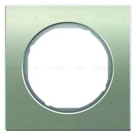 Рамка 1 местная Berker R3 нержавеющая сталь, белый 10112214 10112214