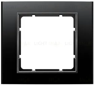 Рамкa одинарная Berker B.3, алюминевая, черный/антрацит 10113005 10113005
