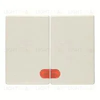 Выключатель двухклавишный с подсветкой Berker 10А/250В 14370002+3035+1675 14370002 + 3035 + 1675