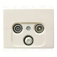 Телевизионная розетка проходная Berker TV-SAT-FM S4110+12010112 S4110 + 12010112