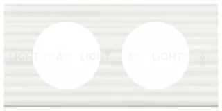 Рамка двухместная Legrand Celiane Corian белый рельеф 69012 69012