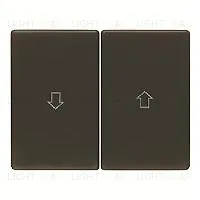 Выключатель управления жалюзи кнопочный Berker, 10А/250В 503520+14350101 503520 + 14350101