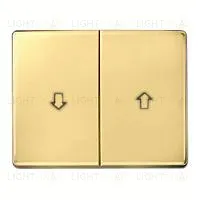 Выключатель управления жалюзи клавишный Berker, 10А/250В 14340102+303520 14340102 + 303520