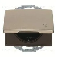 Розетка с заземлением с откидной крышкой Berker 16А/250В 47570001 47570001