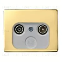 Телевизионная розетка проходная Berker TV-FM 12020002+S2900-10 12020002 + S2900-10