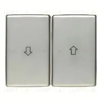 Выключатель управления жалюзи клавишный Berker, 10А/250В 14340104+303520 14340104 + 303520