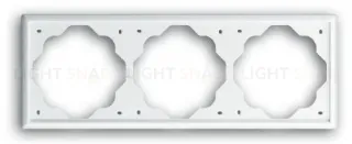 Рамка тройная ABB Impuls белый глянцевый 2CKA001754A2437 2CKA001754A2437