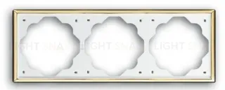 Рамка тройная ABB Impuls золото 2CKA001754A3591 2CKA001754A3591