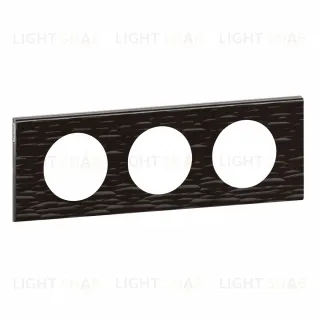 Рамка трехместная Legrand Celiane Corian черный рифленый 69023 69023