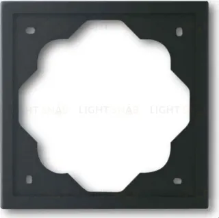 Рамка одинарная ABB Impuls черный бархат 2CKA001754A4424 2CKA001754A4424