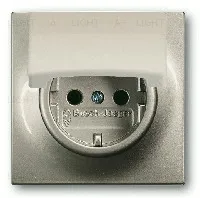 Розетка с заземлением и откидной крышкой ABB Impuls 16А/250В 2CKA002018A1016 2CKA002018A1016