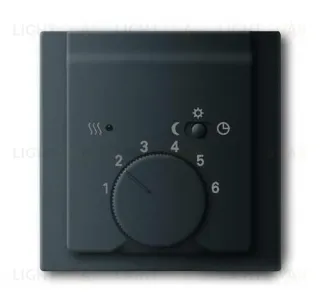 Терморегулятор теплого пола ABB Impuls, с датчиком, 16А/250 В, черный бархат 2CKA001032A0498+2CKA001710A3919 2CKA001032A0498 + 2CKA001710A3919