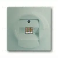 Розетка телефонная одинарная ABB Impuls RJ11 2CKA000230A0378+2CKA001753A8998 2CKA000230A0378 + 2CKA001753A8998