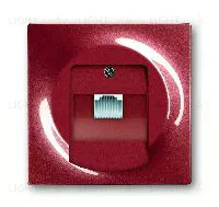 Розетка телефонная одинарная ABB Impuls RJ11 2CKA000230A0378+2CKA001753A0130 2CKA000230A0378 + 2CKA001753A0130