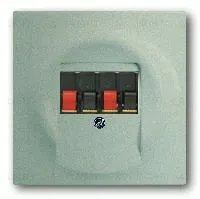 Акустическая розетка двойная ABB Impuls, шампань 2CKA000230A0464+2CKA001753A5465 2CKA000230A0464 + 2CKA001753A5465