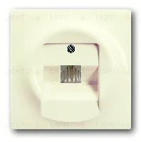 Розетка компьютерная одинарная ABB Impuls RJ45 5-й кат. 2CKA000230A0410+2CKA001753A0085 2CKA000230A0410 + 2CKA001753A0085