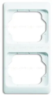 Рамка двойная для вертикального монтажа ABB Alpha Exclusive белый глянцевый 1754-0-3054 1754-0-3054