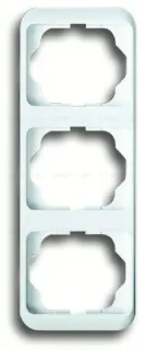 Рамка тройная для вертикального монтажа ABB Alpha Nea белый глянцевый 1754-0-2734 1754-0-2734