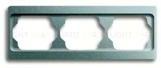 Рамка тройная для горизонтального монтажа ABB Alpha Exclusive титан 1754-0-4127 1754-0-4127