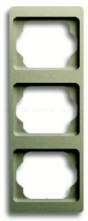 Рамка тройная для вертикального монтажа ABB Alpha Exclusive палладий 1754-0-4119 1754-0-4119