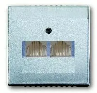 Розетка компьютерная двойная ABB RJ45 5-й кат. 2CKA000230A0412+2CKA001710A3610 2CKA000230A0412 + 2CKA001710A3610