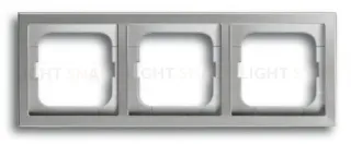 Рамка тройная ABB Pure нержавеющая сталь 2CKA001754A4319 2CKA001754A4319
