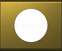 Рамка одноместная Legrand Celiane золото металл 69131 69131