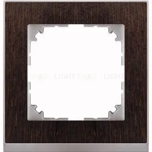 Рамка 1 местная Merten M-Pure Decor венге (алюминий) MTN4010-3671 MTN4010-3671