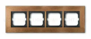 Рамка четверная ABB Carat бронза 2CKA001754A4261 2CKA001754A4261