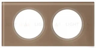 Рамка двухместная Legrand Celiane, смальта мокка 69462 69462