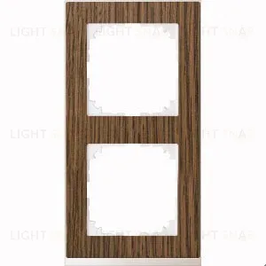 Рамка 2 местная Merten M-Pure Decor дуб (белый) MTN4020-3674 MTN4020-3674