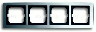 Рамка четверная ABB Solo матовый хром 1754-0-4107 1754-0-4107