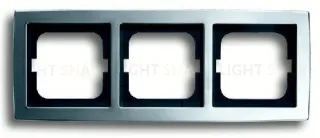 Рамка тройная ABB Solo матовый хром 1754-0-4540 1754-0-4540