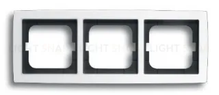 Рамка тройная ABB Solo белый глянцевый 2CKA001754A4541 2CKA001754A4541