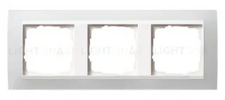 Рамка тройная Gira Event Opaque матово-белый/глянц.белый 0213334 0213334