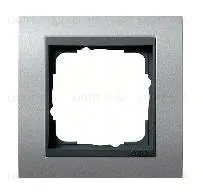 Рамка одинарная Gira Event алюминий-антрацит 021106 021106