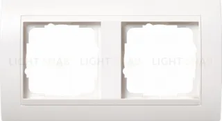 Рамка двойная Gira Event белый матовый/белый глянец 0212327 0212327