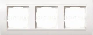 Рамка тройная Gira Event белый матовый/белый глянец 0213327 0213327