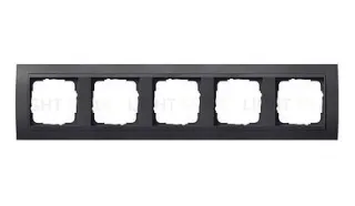 Рамка пятерная Gira Event черный/антрацит 021508 021508