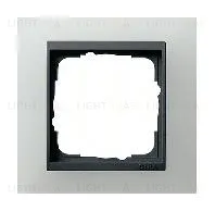 Рамка одинарная Gira Event Opaque матово-белый/антрацит 021124 021124