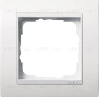 Рамка одинарная Gira Event белый глянец/белый глянец 0211803 0211803