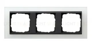 Рамка тройная Gira Event Opaque матово-белый/антрацит 021324 021324