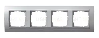 Рамка четверная Gira Event алюминий 021436 021436