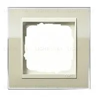 Рамка одинарная Gira Event Clear песочный-кремовый глянец 0211771 0211771